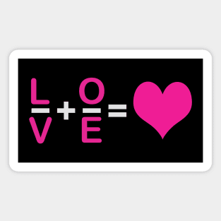 Love Equation Magnet